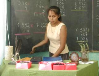 La maestra del 6to. grado (Foto: E. Podesta) foto